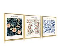 JBER Set of 3 Canvas Wall Art, Modern Poster Prints for Walls, Bedroom Living Room Wall Table Decoration, Beautiful Gift, Framed, 30 x 40 cm (CANVAS-12)