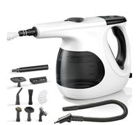 JBER Steam Cleaner Handheld for Home, 3s Heat-Up Steamer Cleaning, 1200W | Easy Refill Visible 400ml Water Tank, 3 Steam Levels, Portable Hand Held Steamer for Kitchen Bathroom Grout Windows Sofa Tile