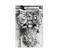 JBGQGAG Baroque Architecture Canvas Poster Bedroom Decor Landscape Office Room Decor Gift 16x24inch(40x60cm)