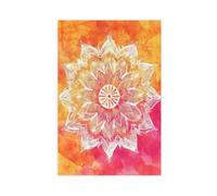 JBGQGAG Watercolour Mandala Canvas Poster Bedroom Decor Landscape Office Room Decor Gift 16x24inch(40x60cm)