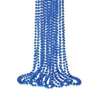 JBINNGROUSE 6 Pcs 33inch Party Necklace Carnival Irish Festival Halloween Valentine's Day Christmas New Year Plastic Bead Necklace, One Size, Plastic, No Gemstone