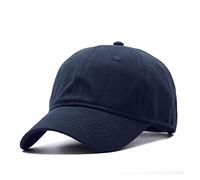 JBIVWW Big Head Man Large Size Baseball Hats Summer Outdoors Thin Dry Quick Sun Hat Men Cotton Plus Size Sport Cap 56-60cm 60-64cm (Color : Dark Grey, Size : 60 to 65cm)