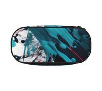 JBJGKHLP Abstract Paint Splashes Print Convenient Pencil Case Practical Pen Storage Bags School Office Essentials Vibrant