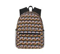 JBJGKHLP Aircraft Plane At Sunset Print Water-Resistant Casual Backpack Lightweight Dual Shoulder Bag For Travel Hiking