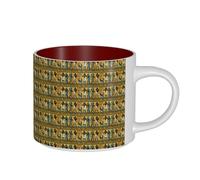 JBJGKHLP Ancient Egypt Tribe Series Print Large Capacity Ceramic Mugs Tea for Home Office Kitchen Gift Sets Outdoor Picnic