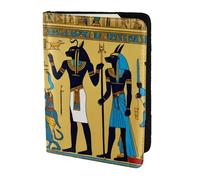JBJGKHLP Ancient Egypt Tribe Series Print Passport Travel Document Wallet Case Unisex Lightweight Secure Travel Accessories
