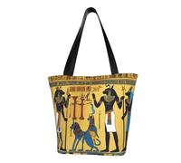 JBJGKHLP Ancient Egypt Tribe Series Printwomen'S Shoulder Bag Fashionable Lightweight Casual Shopping Daily Travel Tote