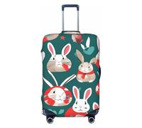 JBJGKHLP Bunny Rabbits Print Universal Suitcase Elastic Luggage Protector Waterproof Travel Business Vacation