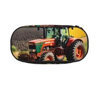 JBJGKHLP Company Farm Tractors Print Convenient Pencil Case Practical Pen Storage Bags School Office Essentials Vibrant