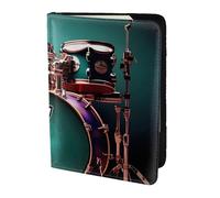 JBJGKHLP Cool Drum Set Print Passport Travel Document Wallet Case Unisex Lightweight Secure Travel Accessories