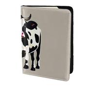 JBJGKHLP Cow Black Spot Print Passport Travel Document Wallet Case Unisex Lightweight Secure Travel Accessories