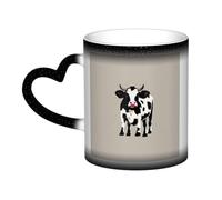 JBJGKHLP Cow Black Spot Print Starry Sky Color-Changing Mug Birthday Anniversary Office Gift Ceramic Coffee Mugs