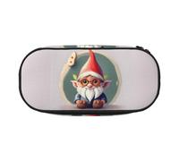 JBJGKHLP Cute Gnome Print Convenient Pencil Case Practical Pen Storage Bags School Office Essentials Vibrant