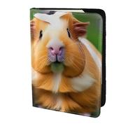 JBJGKHLP Cute Guinea Pigs Print Passport Travel Document Wallet Case Unisex Lightweight Secure Travel Accessories