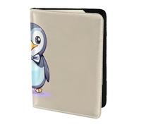 JBJGKHLP Cute Penguin Prints Print Passport Travel Document Wallet Case Unisex Lightweight Secure Travel Accessories