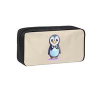 JBJGKHLP Cute Penguin Prints Print Simple Spacious Pen Case Office Stationery Organizer Pouch Lightweight Storage Pens