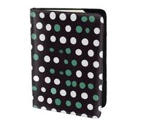 JBJGKHLP Cute Polka Dot Print Passport Travel Document Wallet Case Unisex Lightweight Secure Travel Accessories