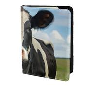 JBJGKHLP Dairy Cow Print Passport Travel Document Wallet Case Unisex Lightweight Secure Travel Accessories