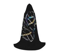 JBJGKHLP Dna Chain Photoes Print Unisex Hooded Cloak Robe Carnival Halloween Cosplay Christmas Comfortable Stylish