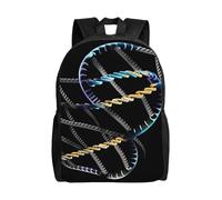 JBJGKHLP Dna Chain Photoes Print Versatile Double Shoulder Backpack Unisex Travel Rucksack For Work Hiking Daily