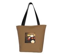 JBJGKHLP Drum Set-Standard Printwomen'S Shoulder Bag Fashionable Lightweight Casual Shopping Daily Travel Tote