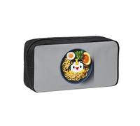 JBJGKHLP Egg Cup Noodle Ramen Print Simple Spacious Pen Case Office Stationery Organizer Pouch Lightweight Storage Pens