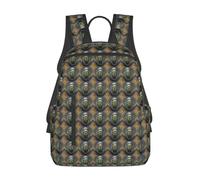 JBJGKHLP Egyptian Scarab Print Lightweight Backpack Unisex Travel Daypack Daily Gym Work Bag Outdoor Commuting