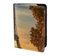 JBJGKHLP Eiffel Tower Paris Autumn Print Passport Travel Document Wallet Case Unisex Lightweight Secure Travel Accessories