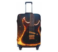 JBJGKHLP Electric Guitar Print Universal Suitcase Elastic Luggage Protector Waterproof Travel Business Vacation