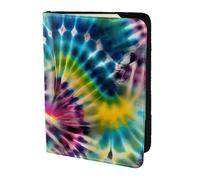 JBJGKHLP Exotic Tribe Tie Dye Style Print Passport Travel Document Wallet Case Unisex Lightweight Secure Travel Accessories