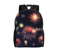 JBJGKHLP Explosion Firework 3d Print Versatile Double Shoulder Backpack Unisex Travel Rucksack For Work Hiking Daily