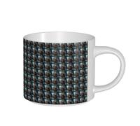 JBJGKHLP Fantasy Pirate Ship Print Large Capacity Ceramic Mugs Tea for Home Office Kitchen Gift Sets Outdoor Picnic