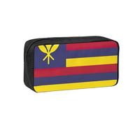 JBJGKHLP Flag of the Kingdom of Hawaii Print Simple Spacious Pen Case Office Stationery Organizer Pouch Lightweight Storage Pens