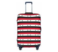 JBJGKHLP Flag of the Syrian Arab Republic Print Travel Business Suitcase Cover Luggage Protector for Universal Waterproof Sleeve