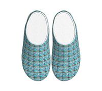 JBJGKHLP Flamingo and swimming pool Print Washable Slippers Unisex flip flops with TPR Sole Cute Hotel shoes for Guestss