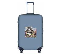 JBJGKHLP Flower Paris Eiffel Tower Print Travel Business Suitcase Cover Luggage Protector for Universal Waterproof Sleeve