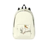 JBJGKHLP Funny Pelican Print Lightweight Stylish Unisex Backpack Double Shoulder Bag For Travel Outdoor Use