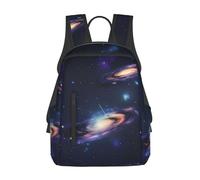 JBJGKHLP Galaxy In The Universe Print Lightweight Backpack Unisex Travel Daypack Daily Gym Work Bag Outdoor Commuting