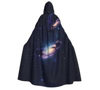JBJGKHLP Galaxy In The Universe Print Unisex Adult Hooded Long Sleeve Cloak Halloween Christmas Carnival Theme Parties