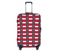 JBJGKHLP Georgia Flag Print Travel Business Suitcase Cover Luggage Protector for Universal Waterproof Sleeve