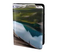 JBJGKHLP Glacier National Park Print Passport Travel Document Wallet Case Unisex Lightweight Secure Travel Accessories