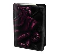 JBJGKHLP Gothic Rose Print Passport Travel Document Wallet Case Unisex Lightweight Secure Travel Accessories