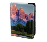 JBJGKHLP Grand Teton National Park Print Passport Travel Document Wallet Case Unisex Lightweight Secure Travel Accessories