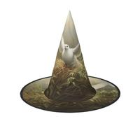 JBJGKHLP Grass And Dove Print Comfortablel Carnival Party Hat Cosplay Costume Festive Headwear Themed Essential