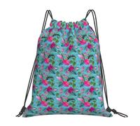 JBJGKHLP Hello Hawaii Print Drawstring Backpack Women Men Sports Workout Travel Yoga Portable Fitness Bag