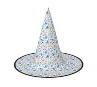 JBJGKHLP Hockey Elements Creative Patterned Print Comfortablel Carnival Party Hat Cosplay Costume Festive Headwear Themed Essential