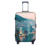 JBJGKHLP Hong Kong Print Travel Business Suitcase Cover Luggage Protector for Universal Waterproof Sleeve