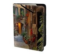JBJGKHLP Italian Old Street Print Passport Travel Document Wallet Case Unisex Lightweight Secure Travel Accessories