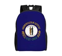 JBJGKHLP Kentucky State Flag Print Versatile Double Shoulder Backpack Unisex Travel Rucksack For Work Hiking Daily