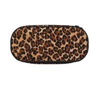 JBJGKHLP Leopard Pattern Print Convenient Pencil Case Practical Pen Storage Bags School Office Essentials Vibrant